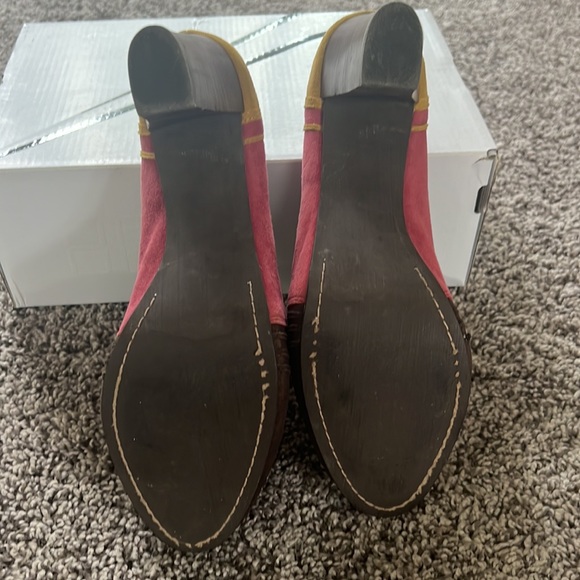 Suede heels multi color - Picture 2 of 4